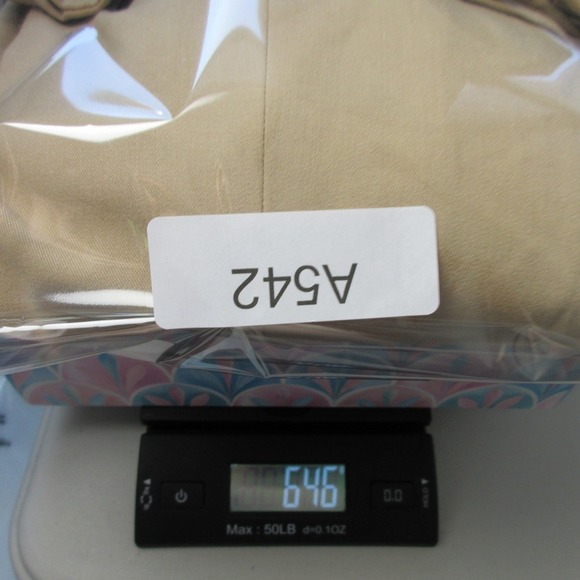 Dynamite Blazer Women L Beige Rayon Blend Relaxed Fit Career Office Casual 646 - Picture 11 of 12